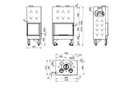 La Nordica Monoblocco 800 Angolo DX