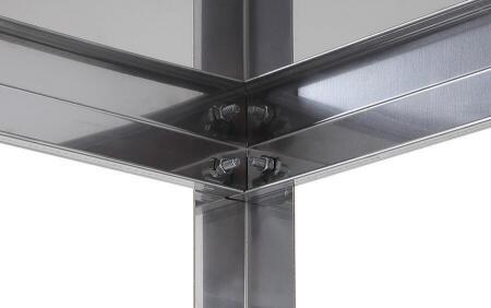 Стеллаж кухонный Luxstahl СР-1800х700х500/4 нерж