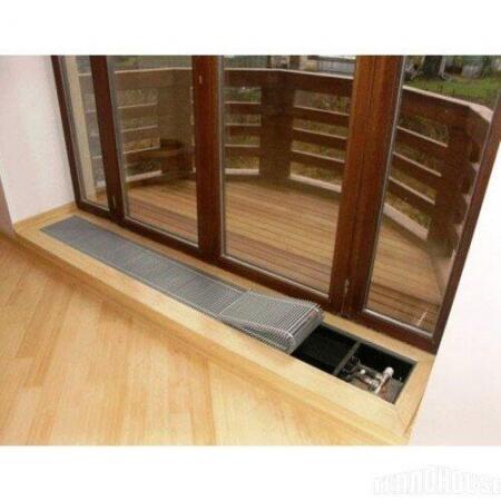 Внутрипольный конвектор длиной 30 см - 1 м Varmann Ntherm 140x110x800