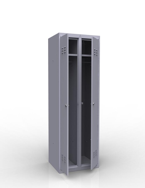 Шкаф металлический для одежды ШР-22 L600 600/500/1850