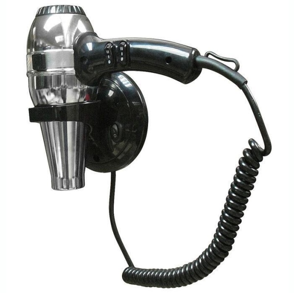 Настенный фен Nofer HOTELline 1800 W черный/матовый