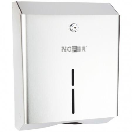 Диспенсер для бумажных полотенец Nofer 320х250х115 белый