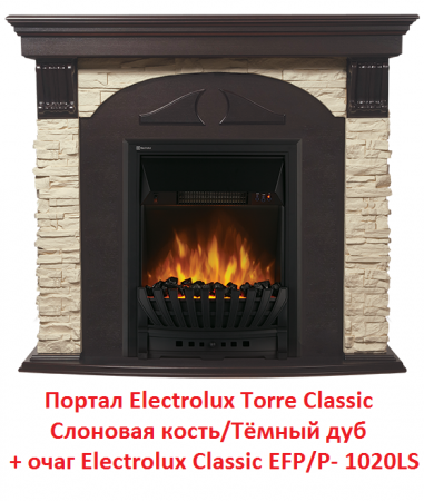 Очаг электрокамина Electrolux Classic EFP/P-1020LS