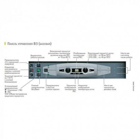 Напольный газовый котел > 200 кВт De Dietrich DTG 330-12 S B3 20/25 мбар (теплообменник в собранном 