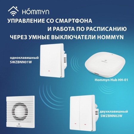 Вытяжка для ванной диаметр 100 мм Electrolux EAFB-100T