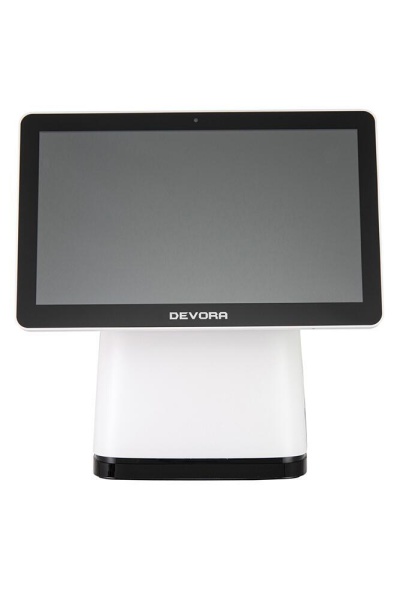 POS-терминал Devora 15", белый, с текстовым дисплеем, 4gb ssd MSR, WiFi, Windows 10 LTSB