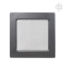 Вентиляционная решетка для камина Kratki 22х22 графитовая 22G