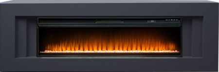 Каминокомплект Line 60 (Разборный) - Серый графит с очагом Vision 60 LED