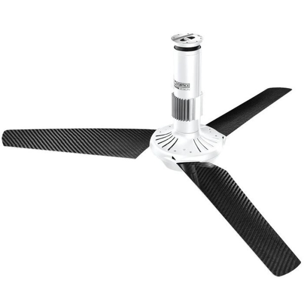 Вентилятор с подсветкой Vortice Nordik Air Design 160-29 White Carbon