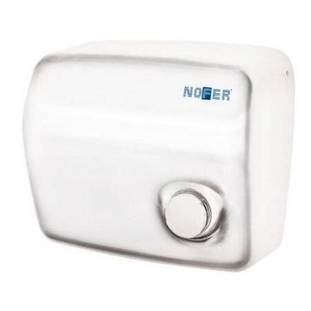 Металлическая сушилка для рук Nofer KAI 1500 W с кнопкой белая
