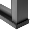 Каминокомплект: Очаг Electrolux Infinity EFP/P-1600ULS, портал Canto Long графит, черный