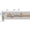 Внутрипольный конвектор длиной 1,1 м - 1,5 м Minib COIL-PT80 1500