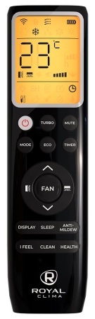 Инверторная сплит-система серии ROYAL SUPREMO NERO Full DC EU Inverter RCI-RSN40HN (комплект)