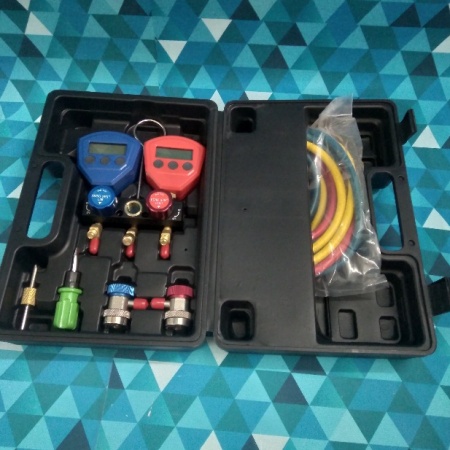 Электронный манометрический коллектор Hongsen HS-5200A (в кейсе) R22, R410, R407, R404, R134