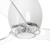 Вентилятор с подсветкой Faro Mini Eterfan Shiny White 1L