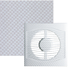 Вытяжка для ванной диаметр 100 мм ERA SLIM 4C white carbon