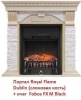 Электрокамин (очаг) со звуком для дачи Royal Flame Fobos FX M Brass/Black