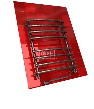 Электрический полотенцесушитель лесенка Двин R TWIST 80/60 el