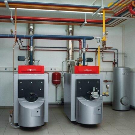 Комбинированный котел 40 кВт Viessmann Vitorond 100 (40 кВт) (VR2BB23)