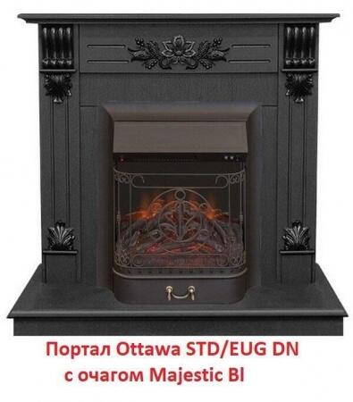 Очаг электрокамина Real-Flame Majestic Bl S