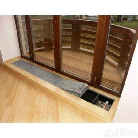 Внутрипольный конвектор длиной 30 см - 1 м Varmann Ntherm 230х90х800