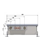 Внутрипольный конвектор длиной 2,1 м - 3 м Minib COIL-PMW115 2750