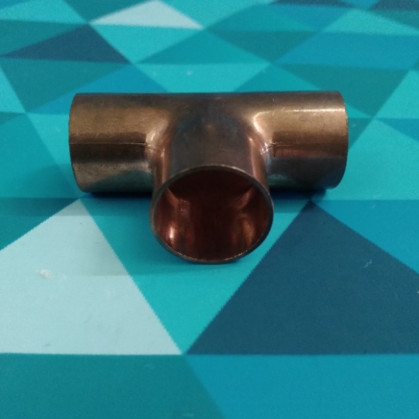 Тройник медный 5/8" (15мм.) пайка