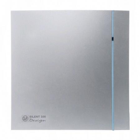 Вытяжка для ванной диаметр свыше 150 мм Soler & Palau SILENT-300CZ 'PLUS' SILVER DESIGN-3C