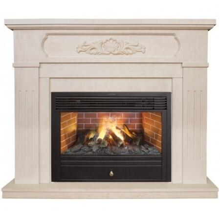 Камин электрический с эффектом пламени 3D Real-Flame Malta 25,5/26 WT с очагом 3D Novara