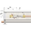 Внутрипольный конвектор длиной 1,1 м - 1,5 м Minib COIL-PO 1500