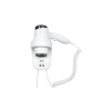 Настенный фен Nofer HOTELline белый с розеткой 1800-2200 W