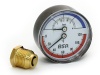 Термоманометр BSR 120°C, 4 бар, 1/2", 63мм, радиальный