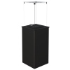 Газовый уличный обогреватель мощностью 8-10 кВт Kratki PATIO MINI/M/G31/37MBAR/S - сталь, с ручным у