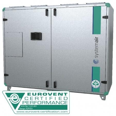 Приточно-вытяжная вентиляционная установка Systemair Topvex TX/C04 HWH-L-CAV-S