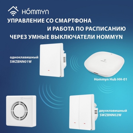 Вытяжка для ванной диаметр 100 мм Electrolux EAFS-100