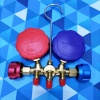 Коллектор двухвентельный CT-536G для R22, R12, R134, R404 (Китай)