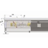 Внутрипольный конвектор длиной 1,6 м - 2 м Minib COIL-KT110 2000