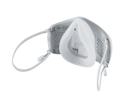 Инновационный очиститель воздуха LG PuriCare AP551AWFA.AERU для ношения на лице (индивидуального применения) второго поколения