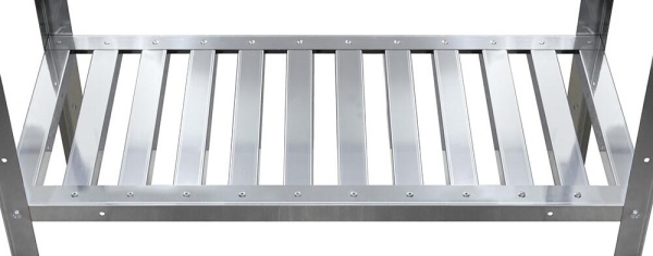 Стеллаж кухонный с решетчатыми полками Luxstahl СРРП-1800*900*600