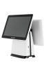 POS-терминал Devora белый с доп. Экраном 15"  4gb ssd MSR, WiFi, Windows 10 LTSB