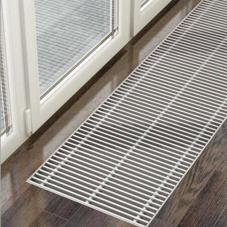 Внутрипольный конвектор длиной 1,1 м - 1,5 м Varmann Ntherm Air 370x150x1250