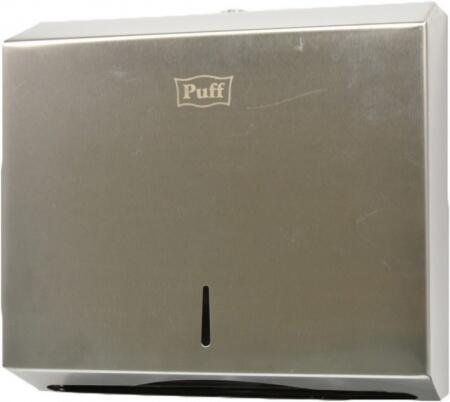 Диспенсер для бумажных полотенец Puff 5610 хром матовый антивандальный