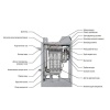 Напольный газовый котел Kentatsu impect-5