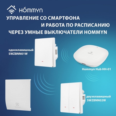 Вытяжка для ванной диаметр 100 мм Electrolux EAFM-100T
