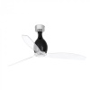 Вентилятор с подсветкой Faro Mini Eterfan Shiny Black 1L