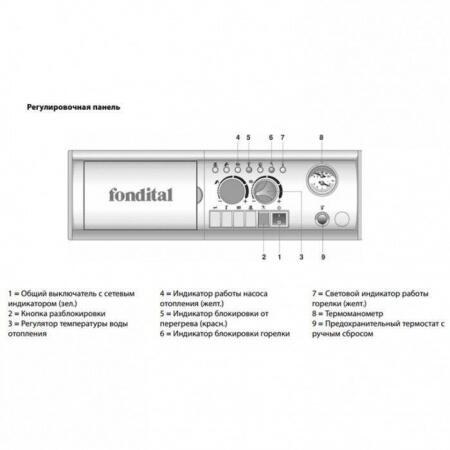 Напольный газовый котел Fondital BALI RTFS E 36