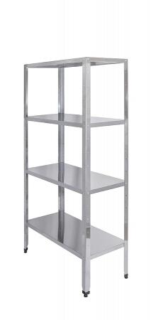 Стеллаж кухонный Luxstahl СР-1800х700х400/4 нерж