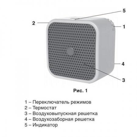 Бытовой тепловентилятор Zanussi ZFH/C-408