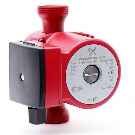 Насос ГВС Grundfos UP20-30 N 150 1x230V 50Hz 9H