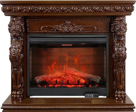 Каминокомплект Windsor - Темный дуб с очагом Symphony 30'' DF3020-EU
